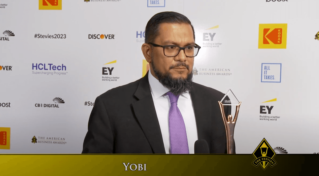Yobi is a Stevie® Award Winner in The 2023 American Business Awards®