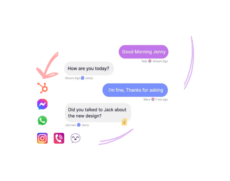 Yobi Inbox interface