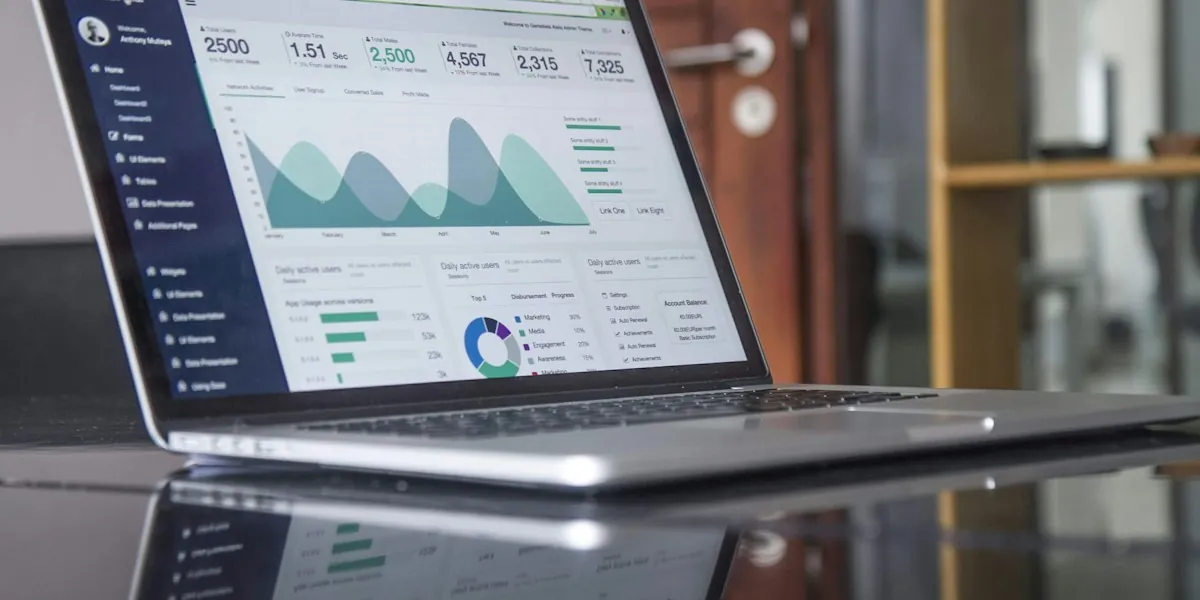 Business growth chart showing upward trajectory