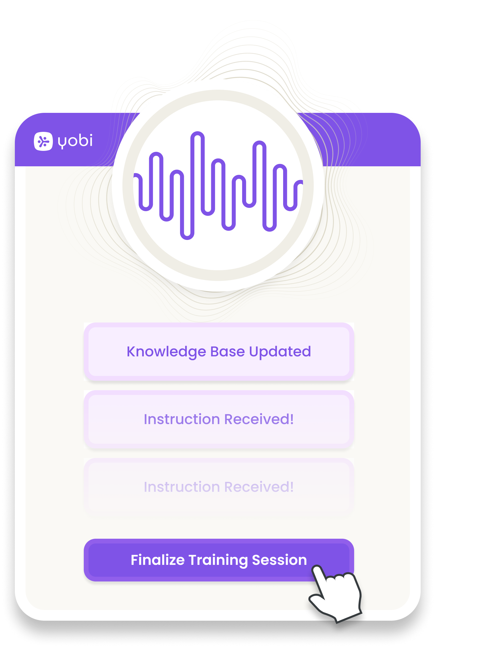 Person training AI through natural conversation