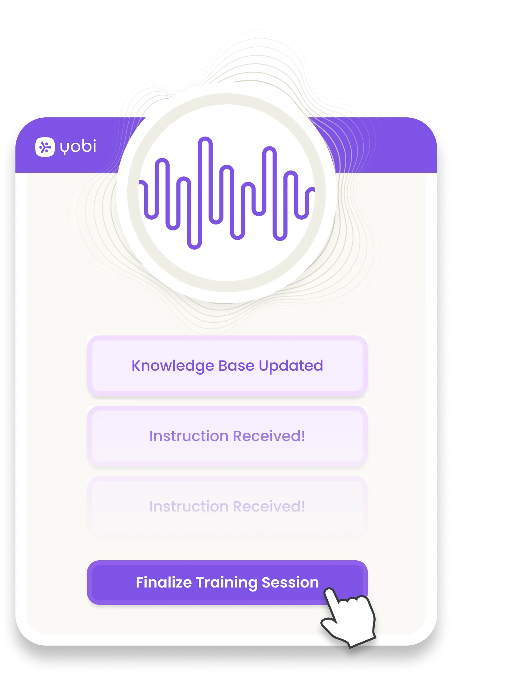 Person training AI through natural conversation