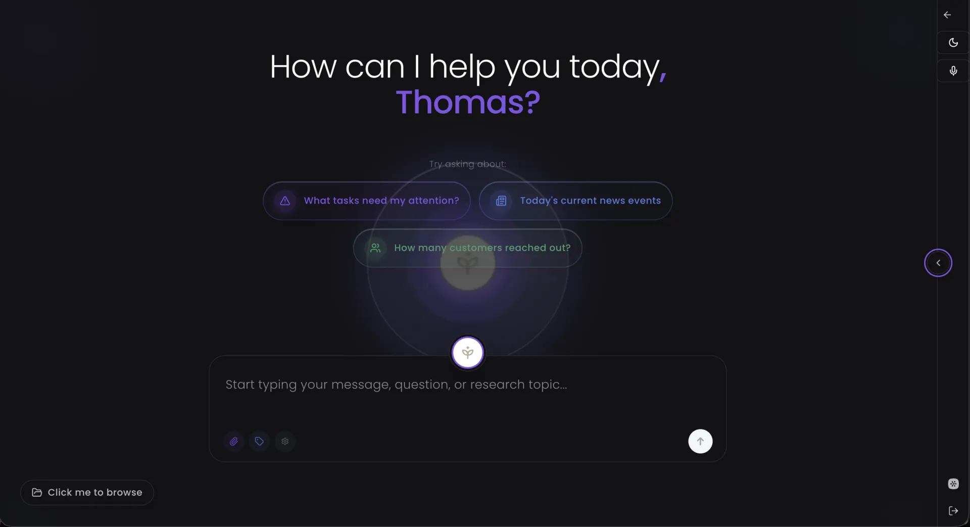 Yobi One chat interface — How can I help you today?